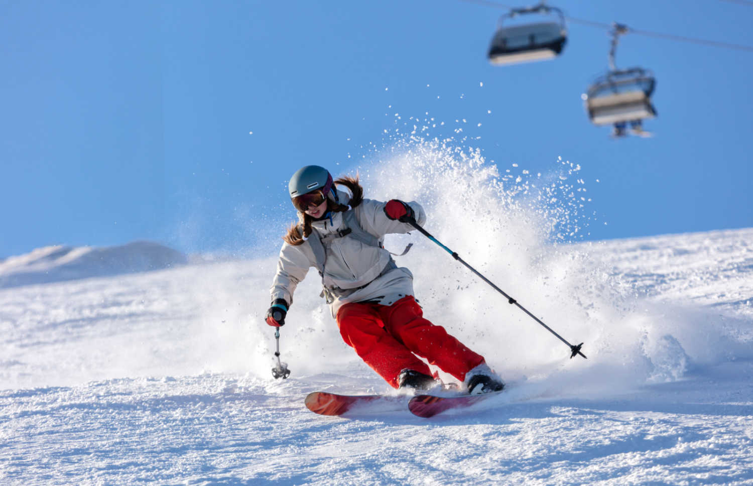 Skiing in colorado