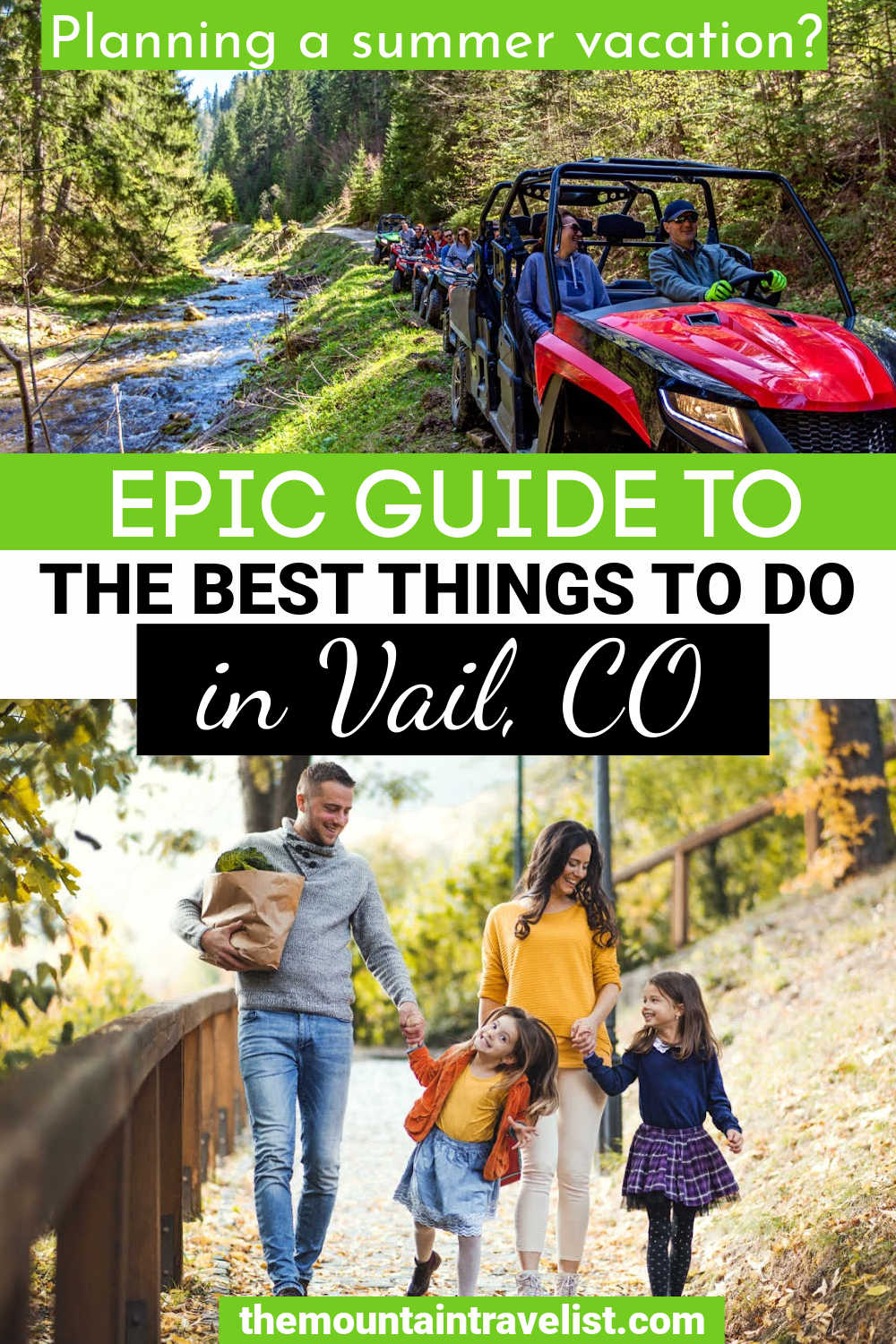 Your Epic Guide to Things To Do in Vail in the Summer - The Mountain ...