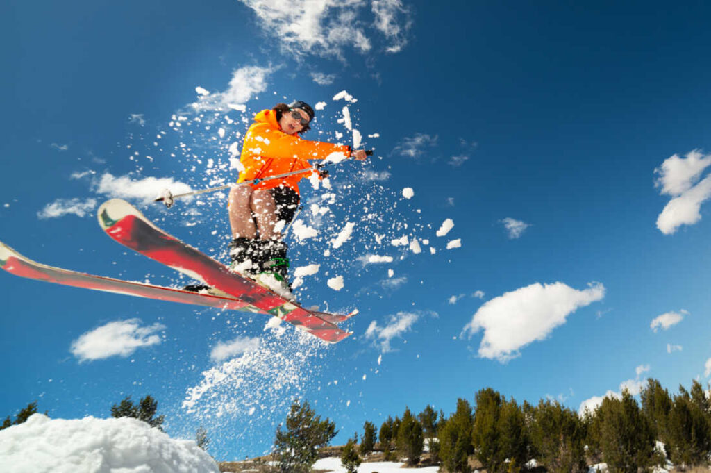 Spring skiing